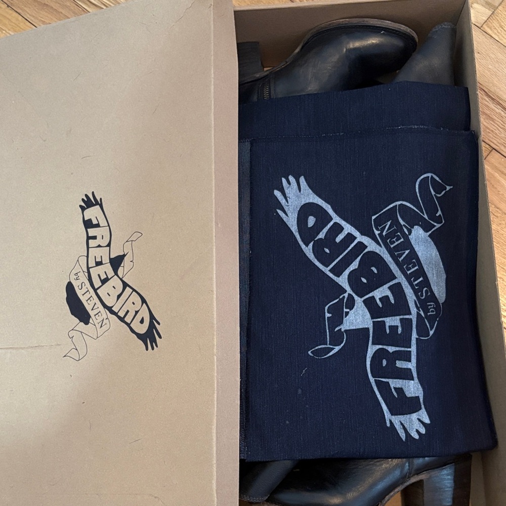 Freebird by Steven Midnight Black Boots